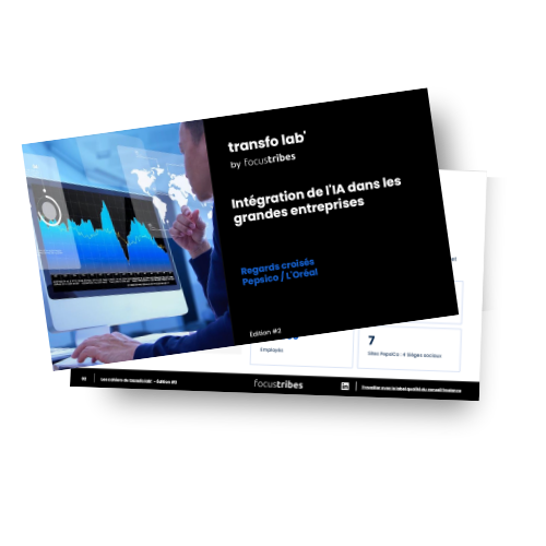 Couverture Transfo Lab FocusTribes sur l'intégration de l'IA dans les grandes entreprises